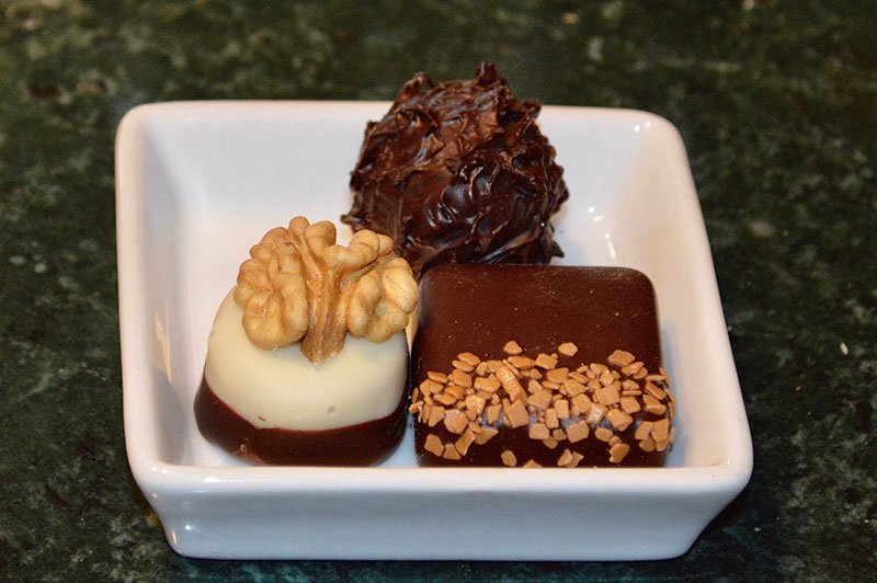 Pralinen in der Schokoladen-Manufaktur Choco la vie